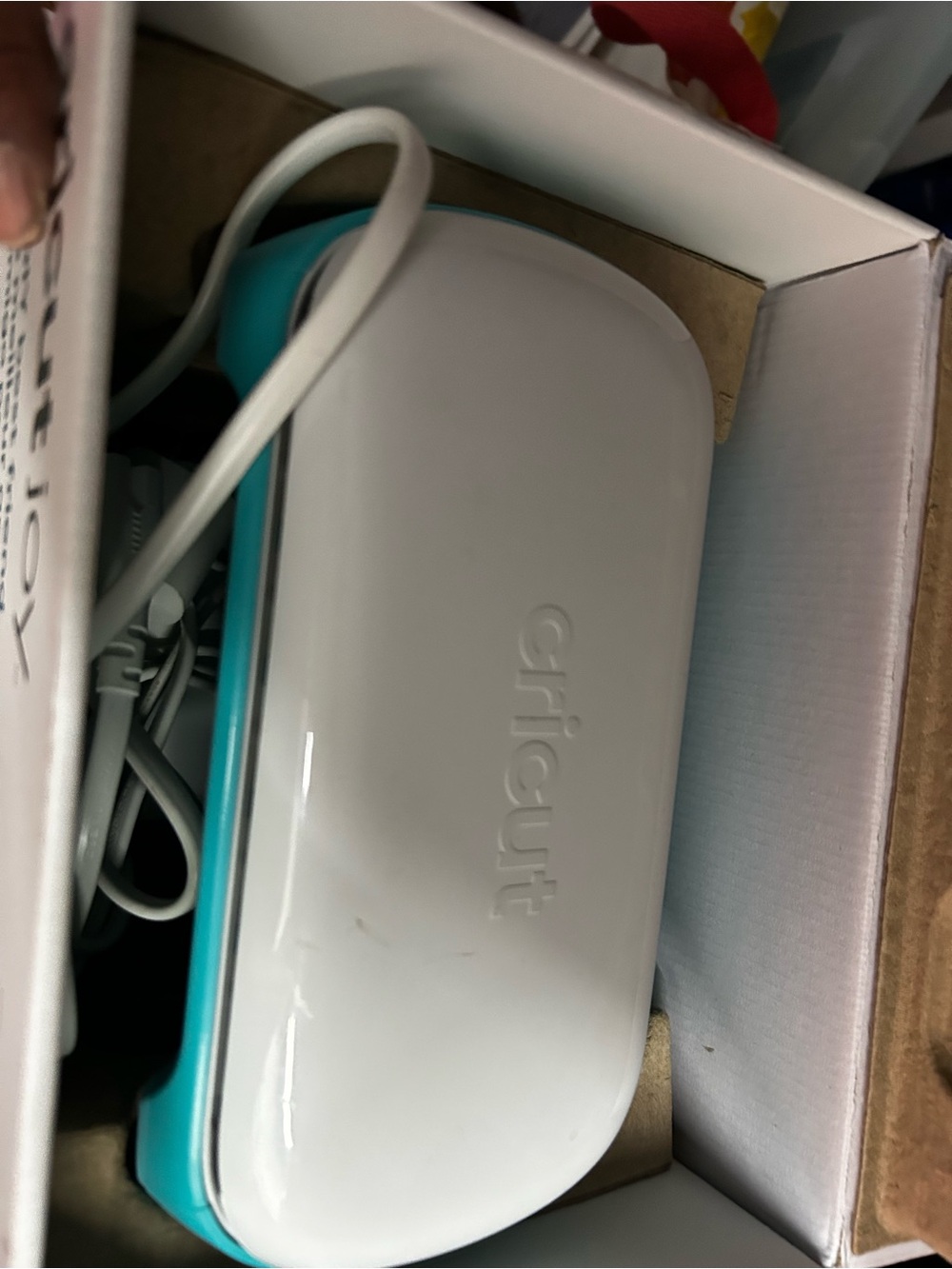 Cricut Electronic Cutting Machine - White and Teal